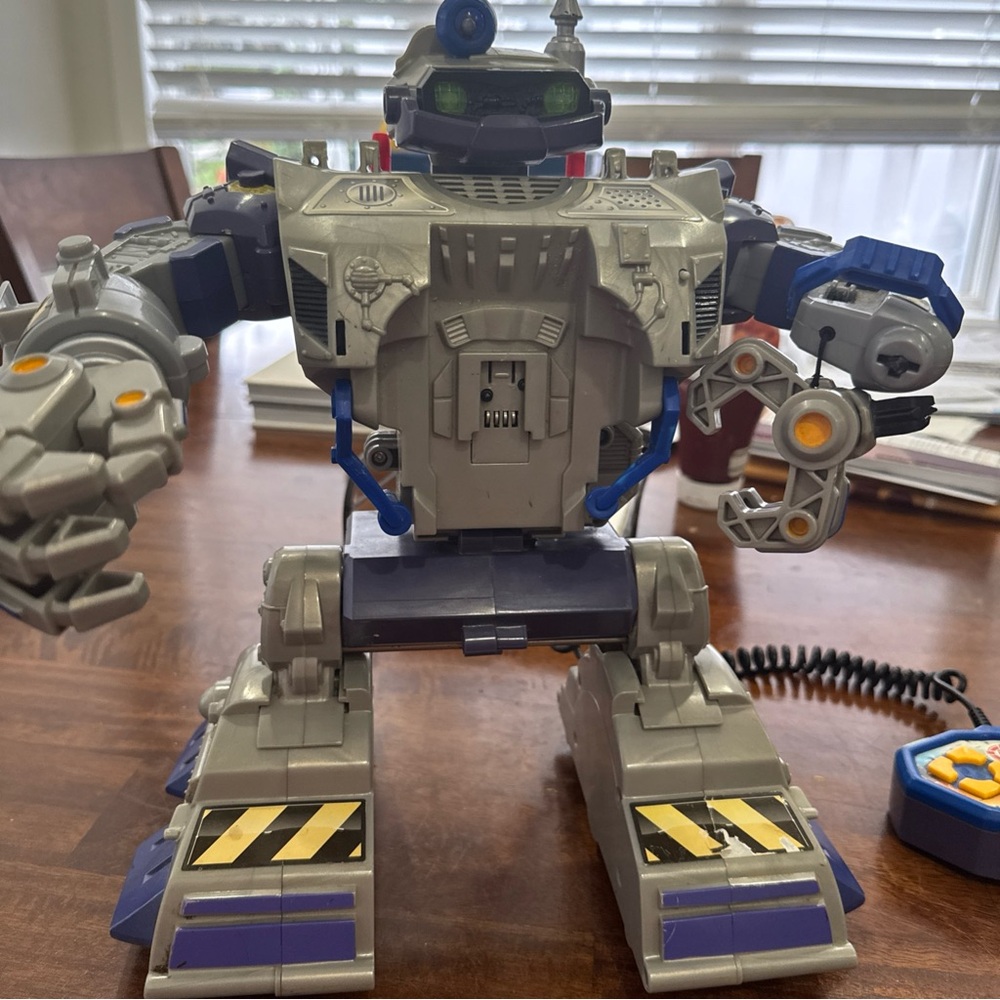 Interactive Robot Toy with Lights and Sounds
